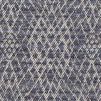A white-coloured sample of a flat woven fabric from the Naturals Collection with brown patterns.