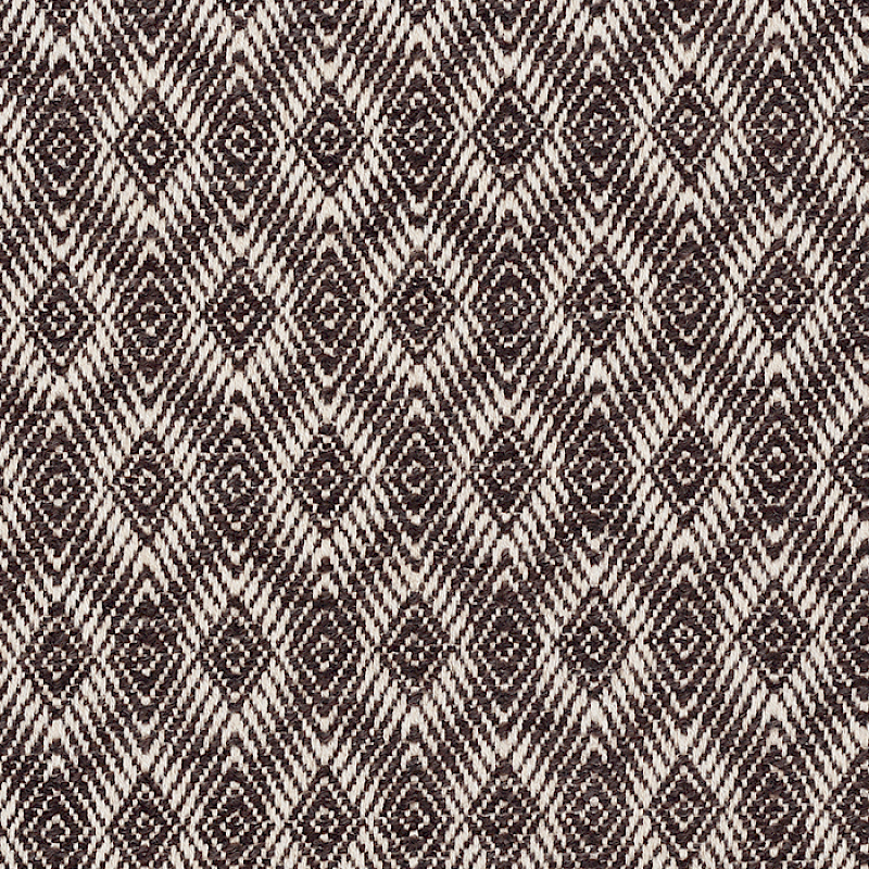 sample Gifu fabric - checkered pattern in gray-brown and white